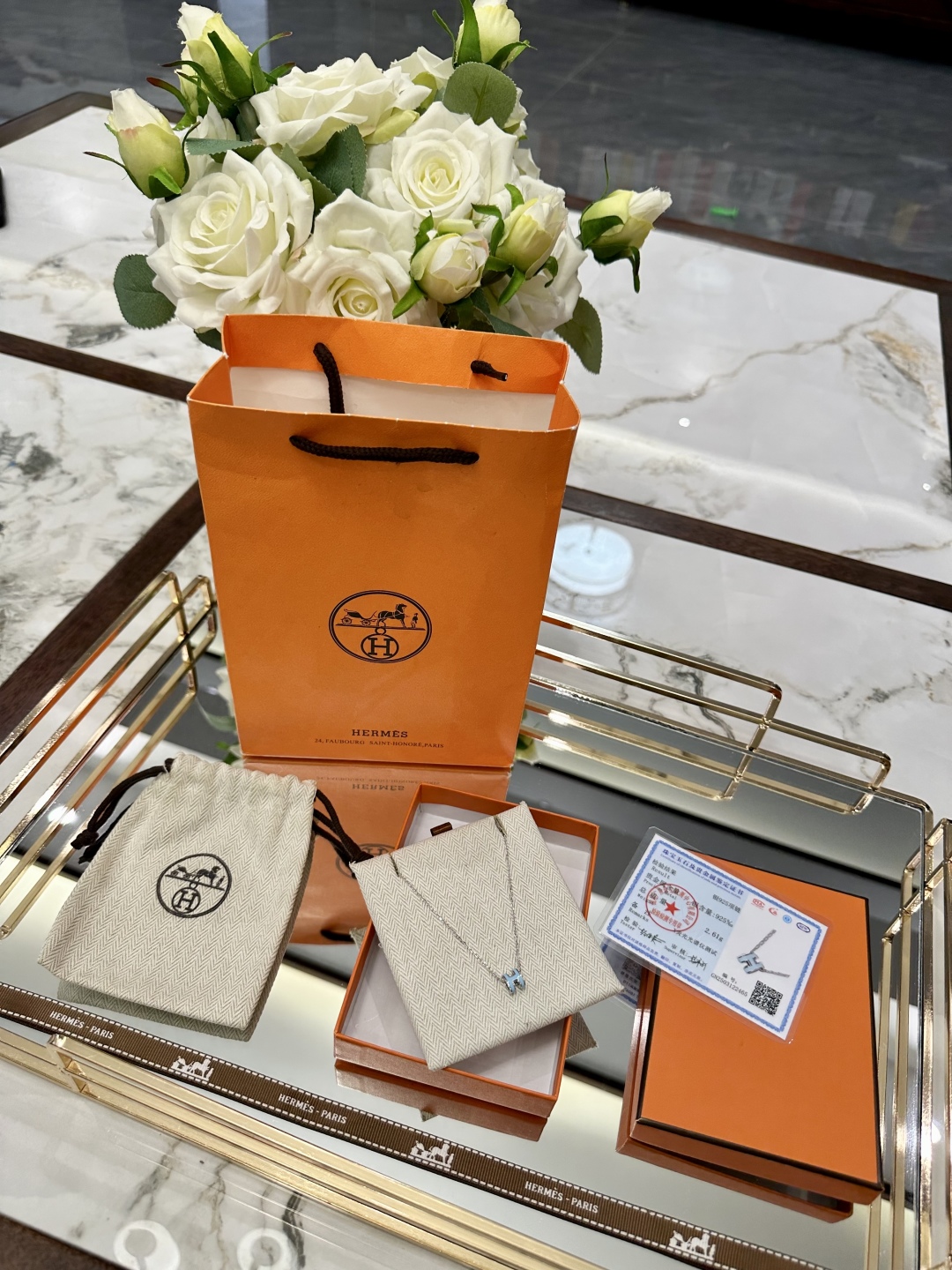 HERMES jewelry model 39